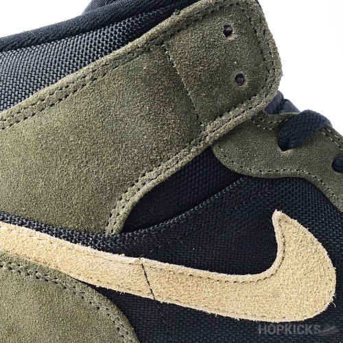 Air Jordan 1 Mid Military Olive (Premium Batch)